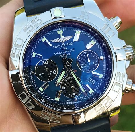 breitling submariner watch|breitling chronomat 44 blue dial.